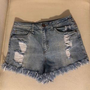 Sneak Peek denim shorts